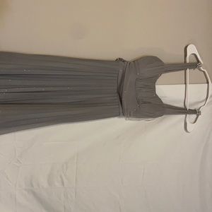 Gray sparkly short dress